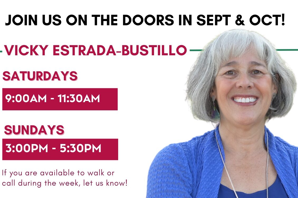 Walk with Vicky Estrada-Bustillo!