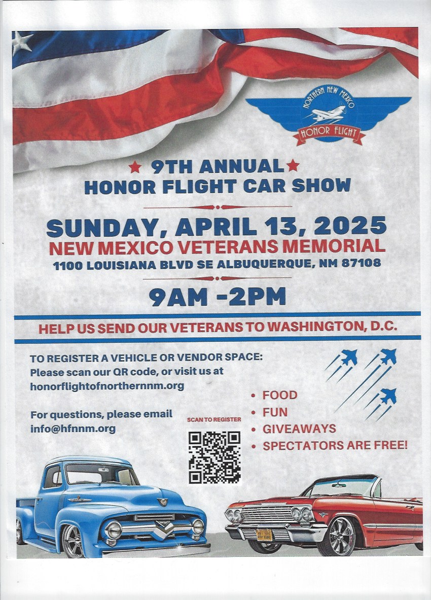 Honor Flight of Northern New Mexico Car Show