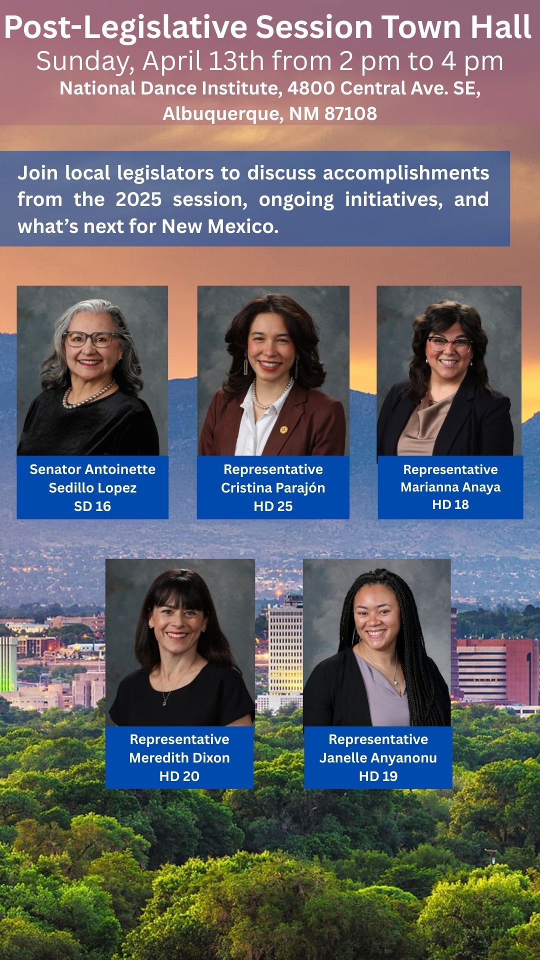 Post-Legislative Session Town Hall