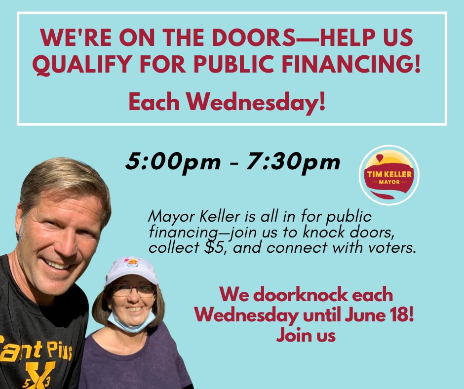 Help Keller Qualify—Knock Doors & Collect $5s!