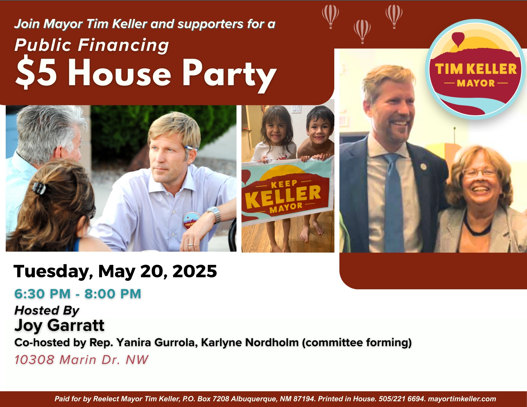 Your City. Your Mayor. Your $5 Counts!