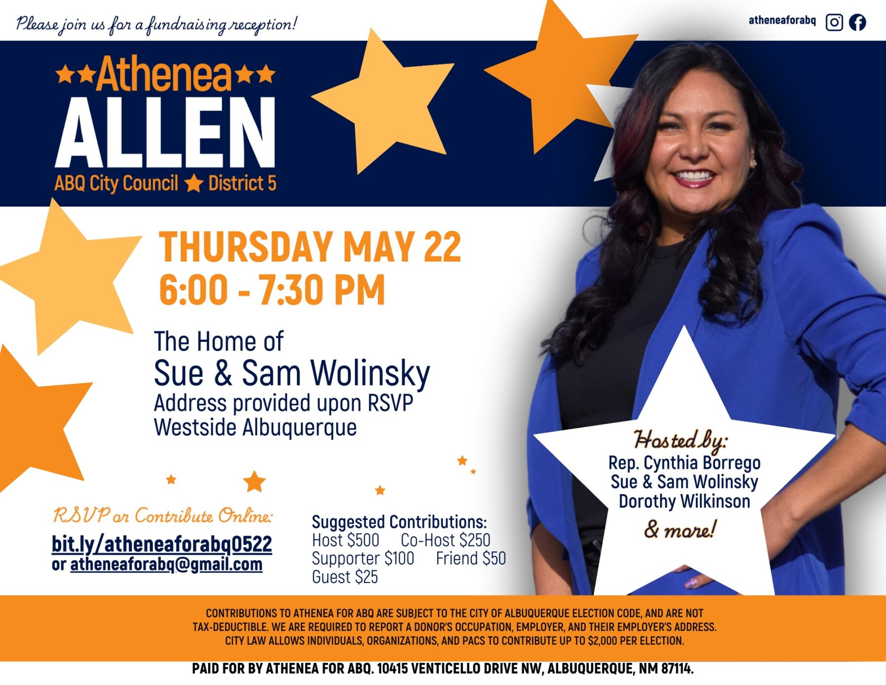 Let’s Elect Athenea! Join Her Fundraiser.