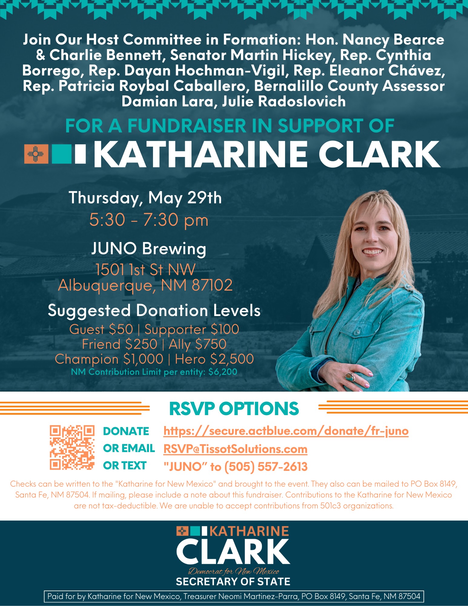 Katharine for New Mexico Event