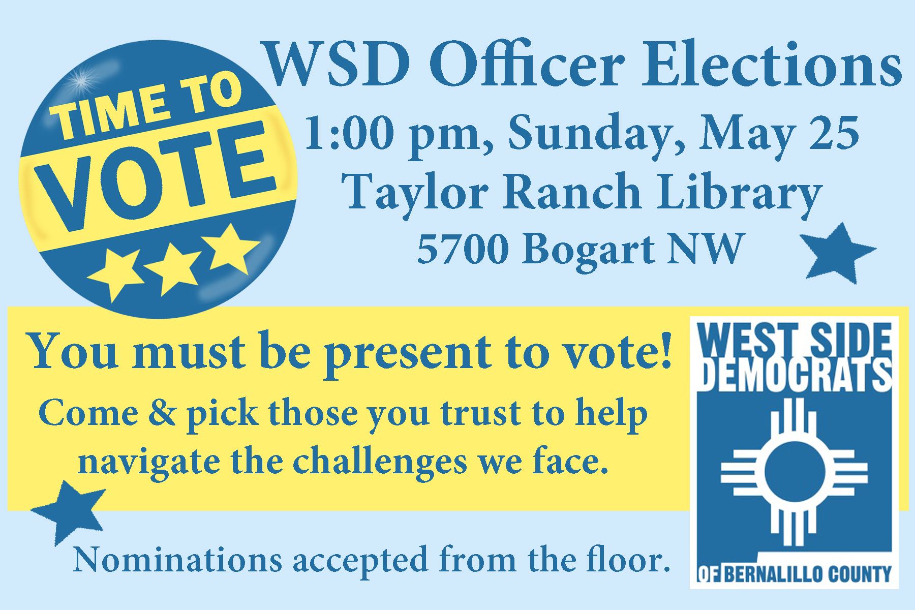 WSD Officer Elections