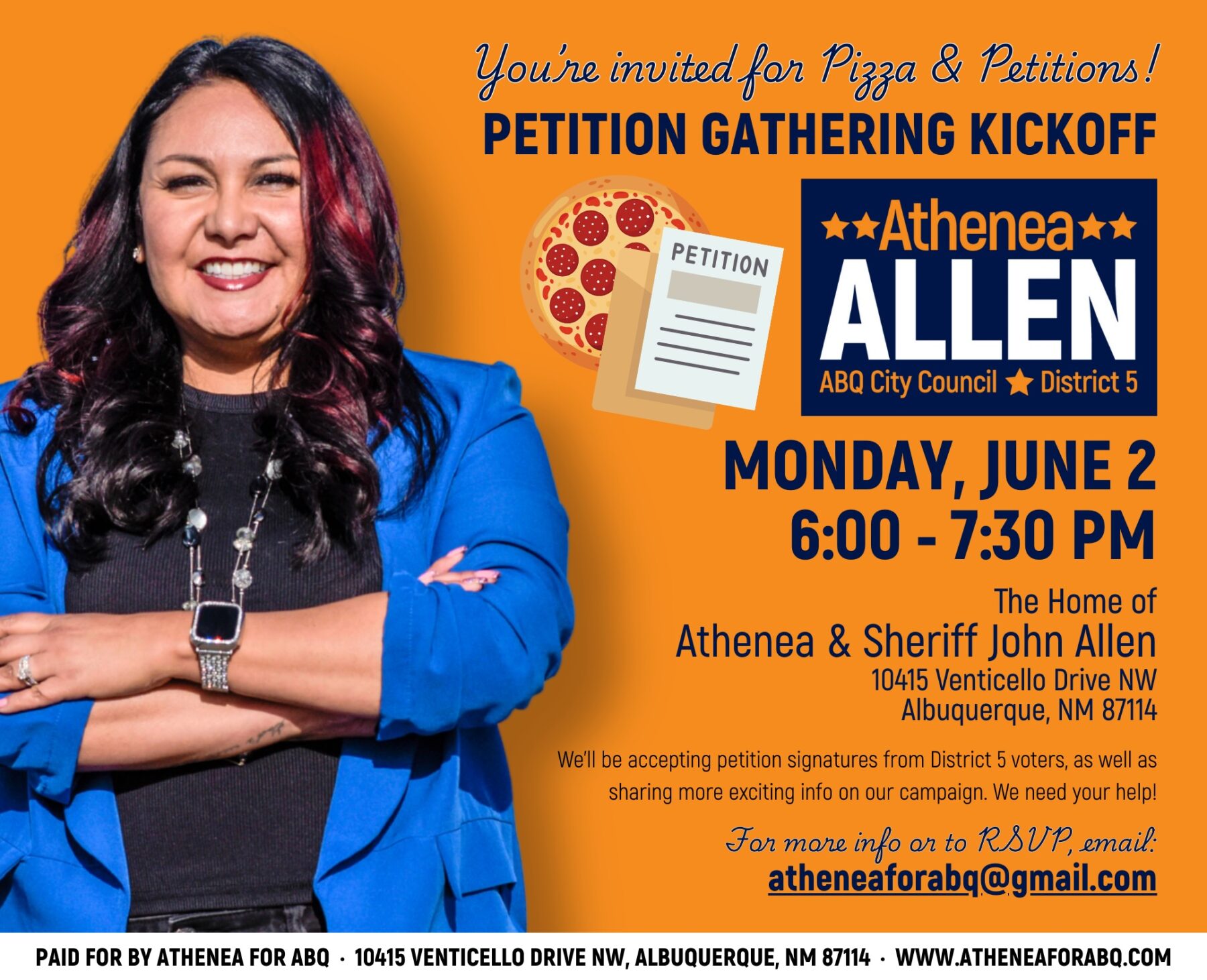 Petition Gathering Kickoff for Athenea Allen!