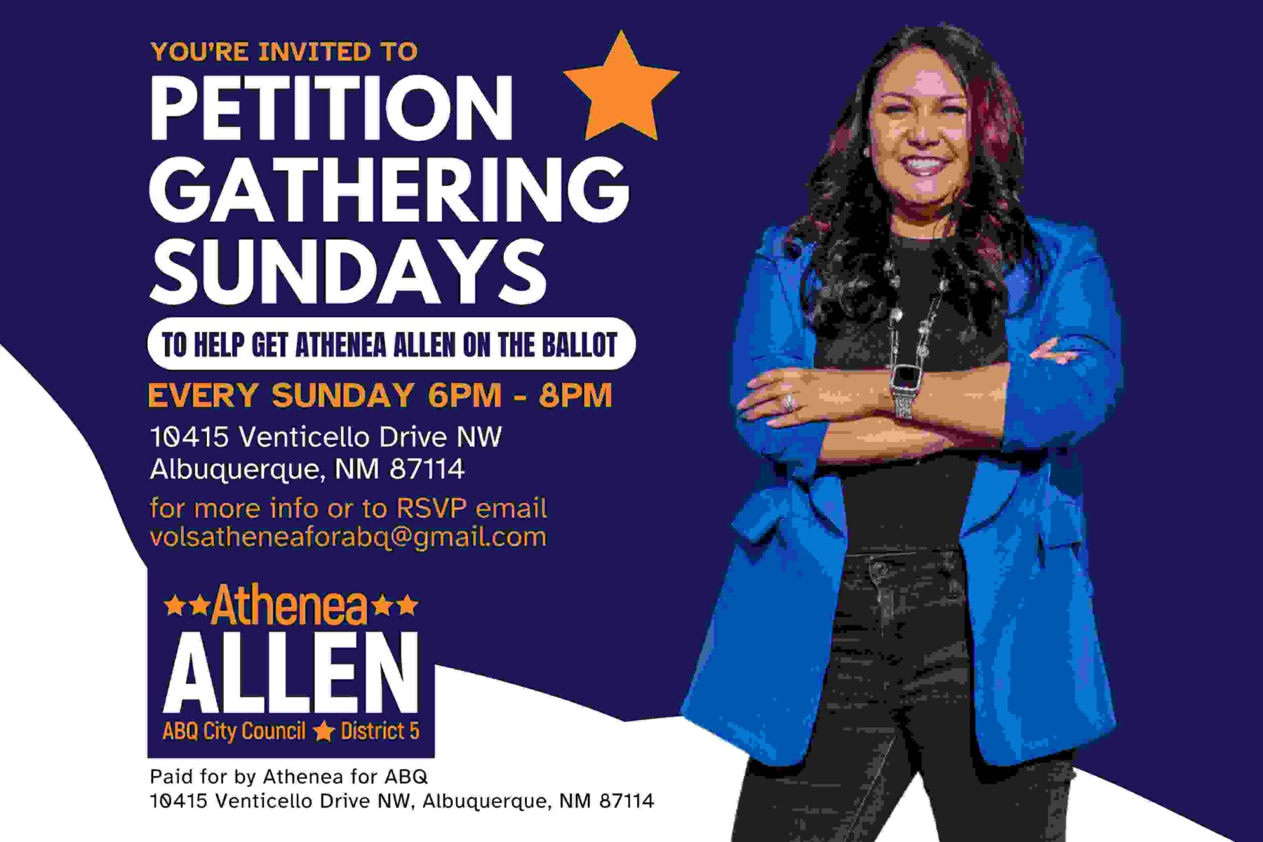 Sunday Signature Social – Walk with Team Athenea