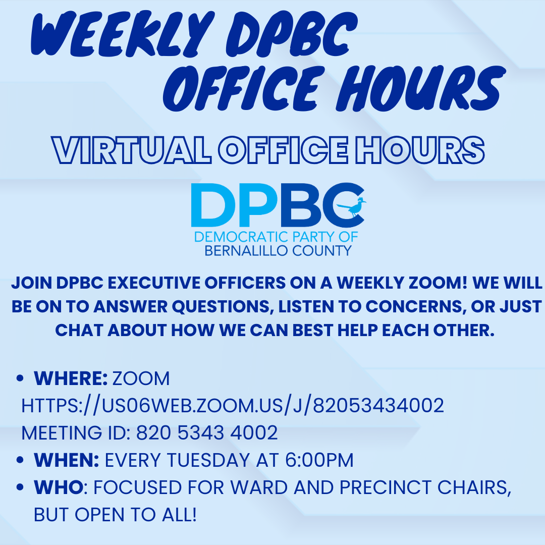 DPBC Weekly Office Hours