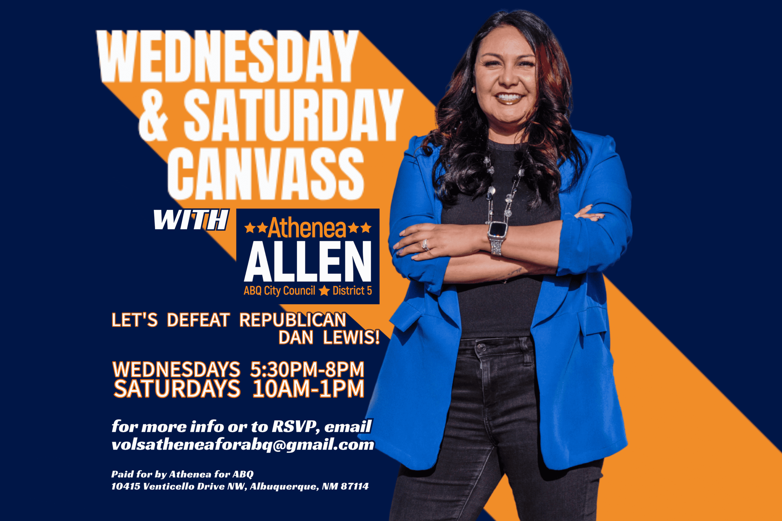 Canvass for Athenea – Let’s Flip District 5!