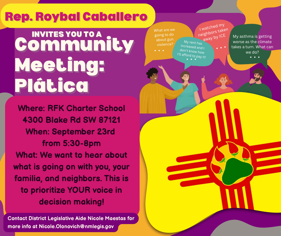Community Meeting: Plática
