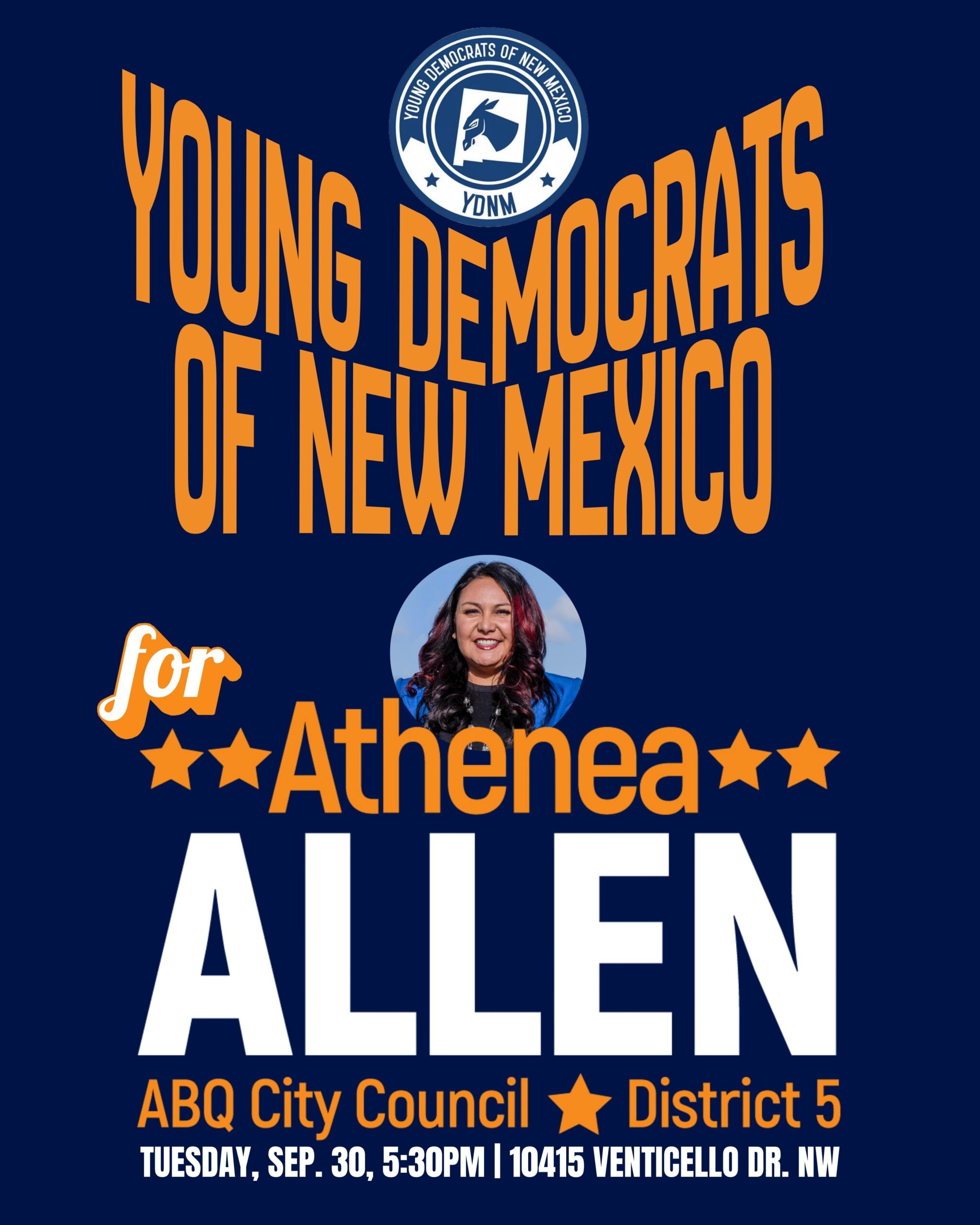 Young Democrats of New Mexico + Athenea Allen Canvass