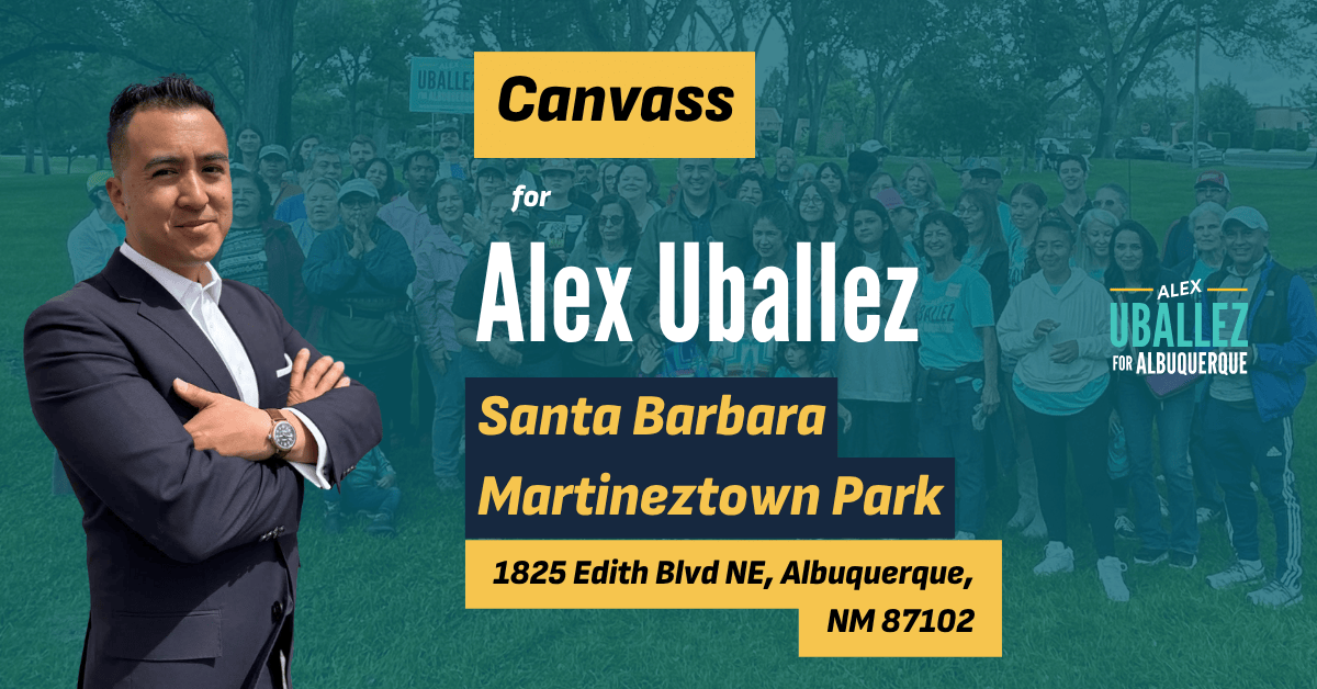 Canvass at Martineztown for Alex Uballez