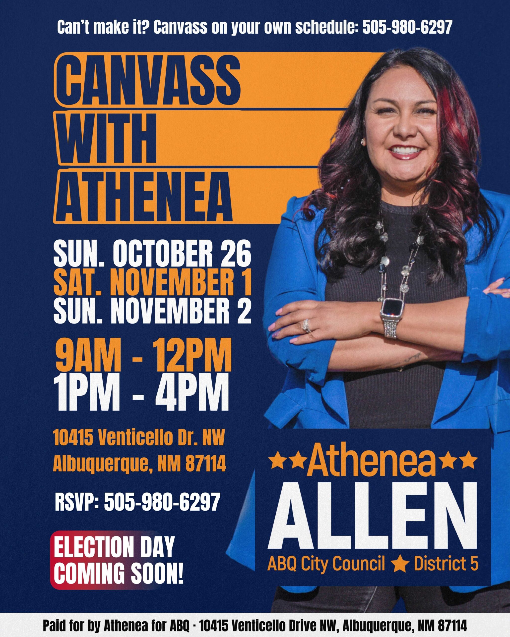 Canvass With Athenea – ABQ City Council District 5