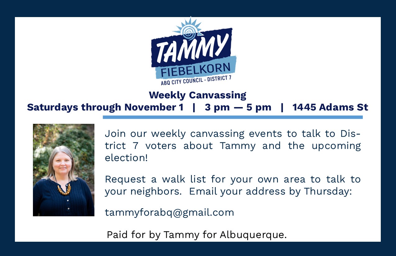 Saturday Canvassing With Tammy