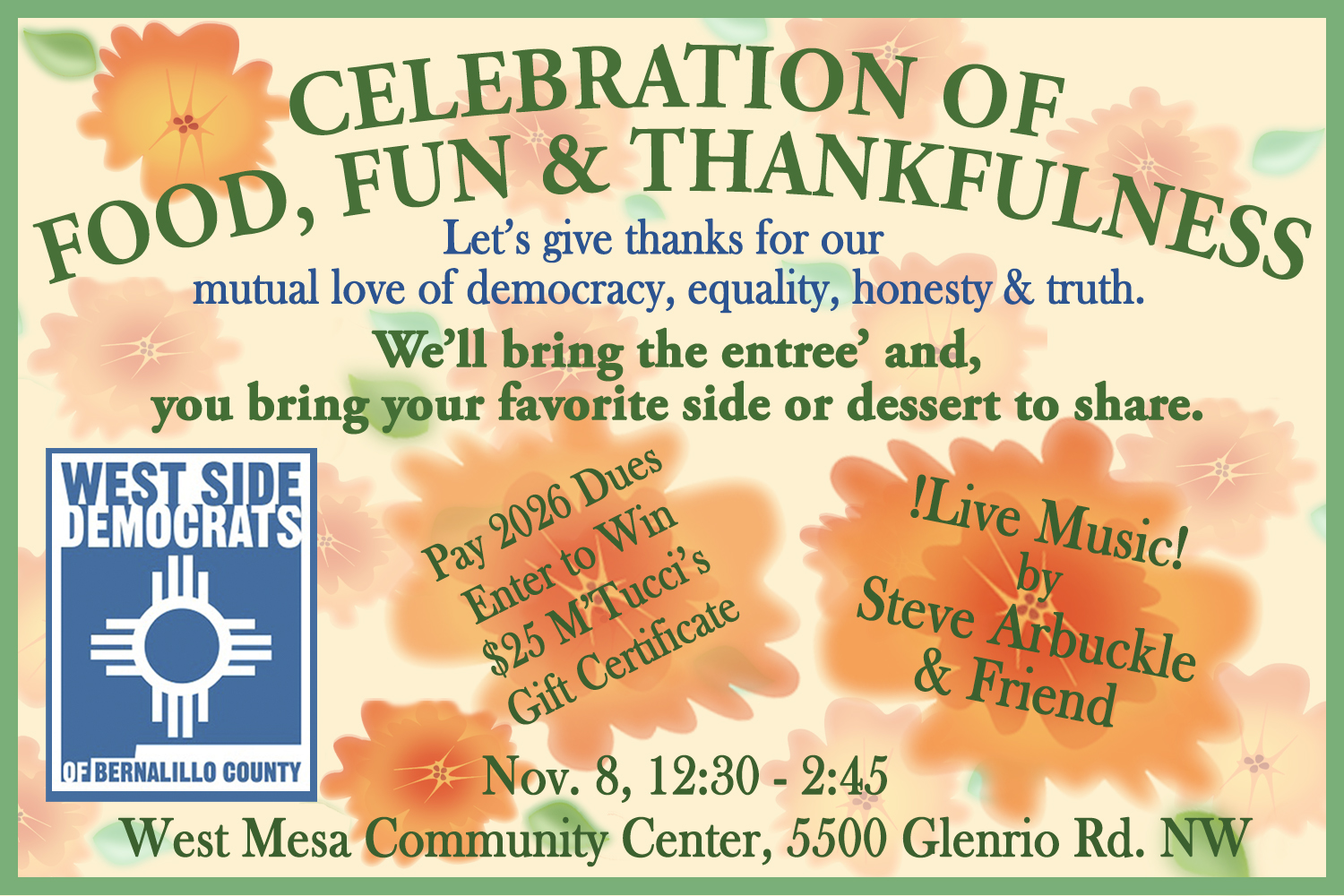 WSD Thanksgiving Celebration