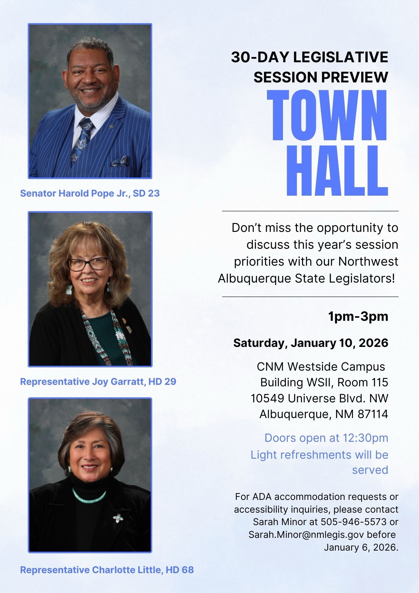 Legislative Preview Townhall