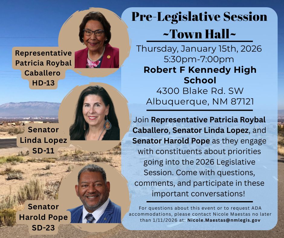 Pre-Legislative Session Town Hall