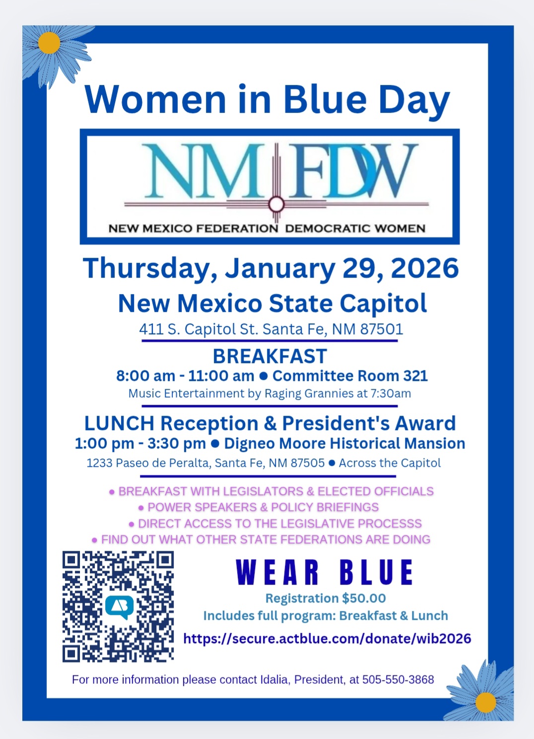 Women in Blue Event