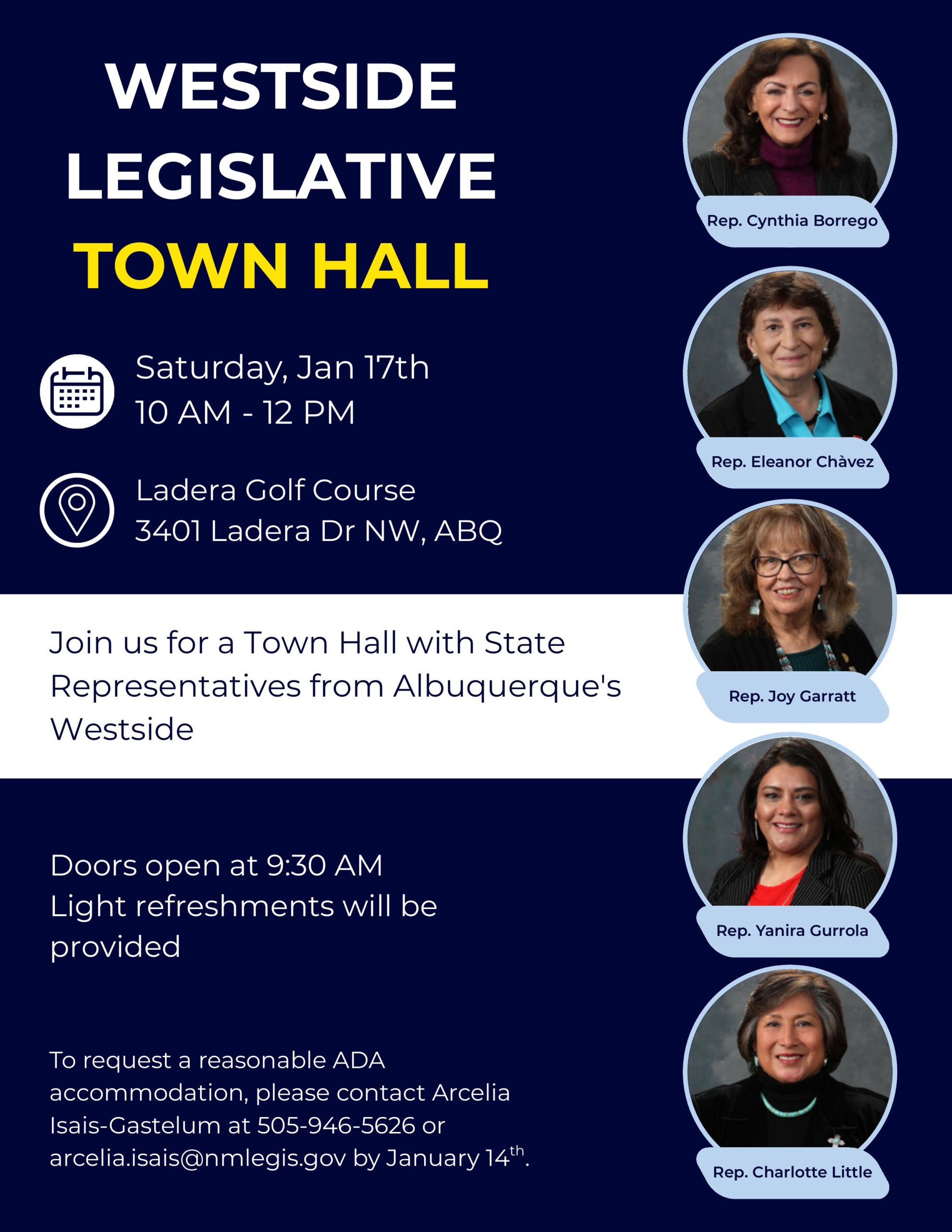 Westside Legislative Town Hall