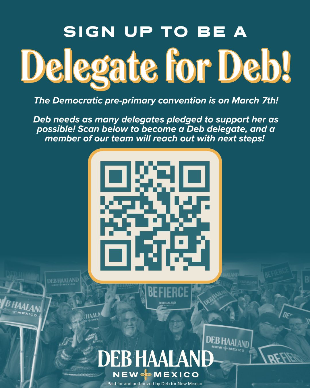 Be A Delegate for Deb!