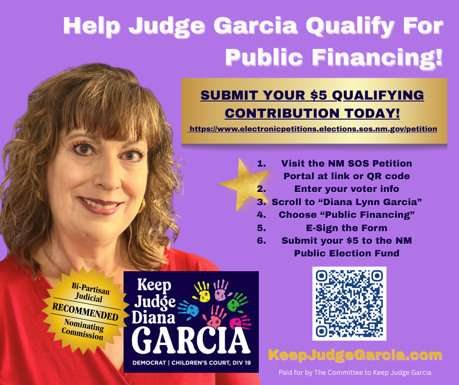 Help Judge Diana Garcia Qualify For Public Financing