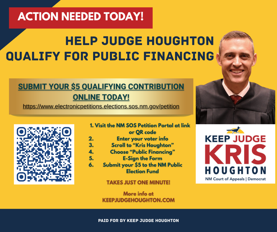 Help Judge Houghton Qualify For Public Financing