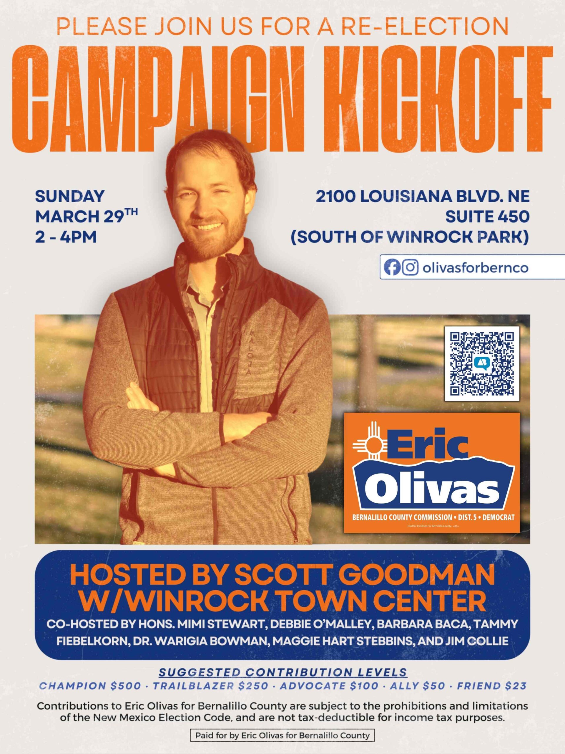 Eric Olivas for BernCo Commission Campaign Kickoff!